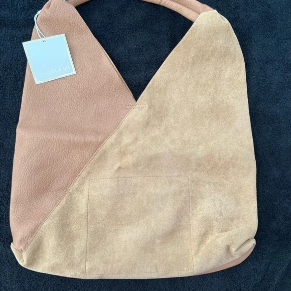 DESIGNER Shiraleah Two-Tone Tan and Cream Women's Bag - Picture 1 of 5